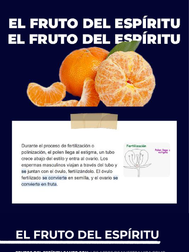 Power Point El Fruto Del Espiritu Santo Leandro PDF | PDF