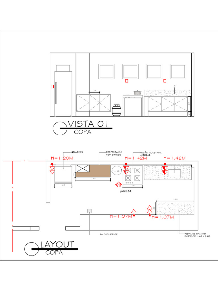 Layout da Copa e Geladeira | PDF
