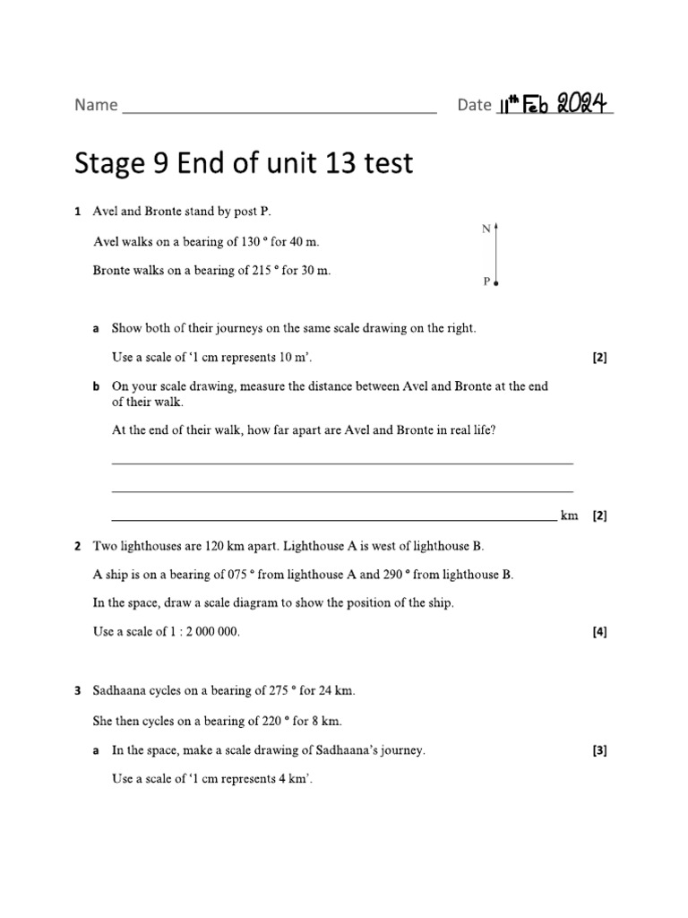 Maths Graded Worksheet - Unit 13 Revision | PDF