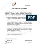 Política de Seguridad y Salud en El Trabajo