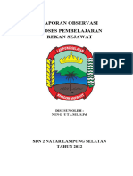 Proses Pembelajaran Teman Sejawat SD