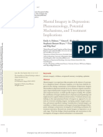 Mental Imagery in Depression - Phenomenology, Potential Mechanisms, and Treatment Implications