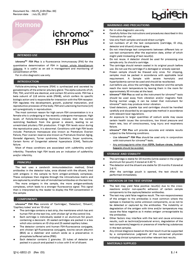 FSH Plus | PDF | Endocrine System | Medical Specialties