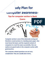 Computer Study Plans