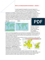 Geografia Delle Comunicazioni e Commercio Internazionale