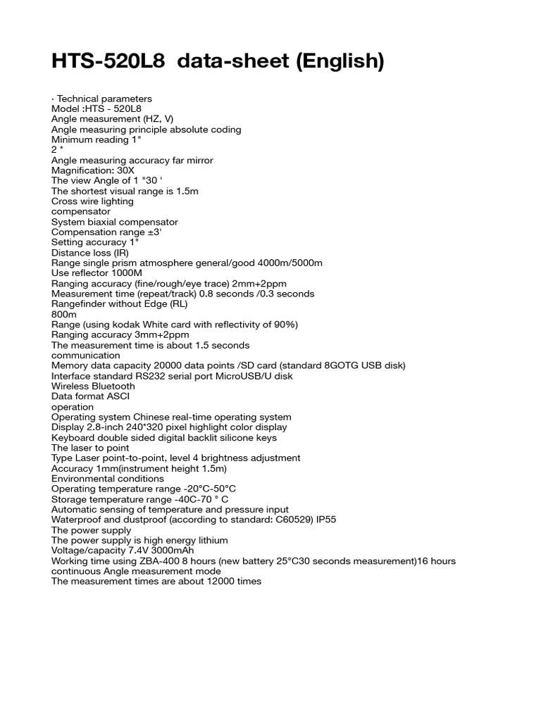 1 - HTS-520L8 Data-Sheet English and French | PDF | Informatique ...
