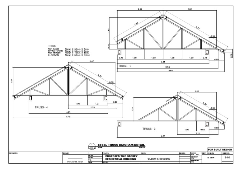 Truss | PDF