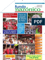 Periódico Mundo Amazónico Edicion No. 60 Oct. - Nov. 2011