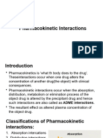 Pharmacokinetic Interactions