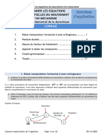 Corrigé Ad1.a O5 - Déterminer Les Équations Du Mouvement D - Un Mécanisme