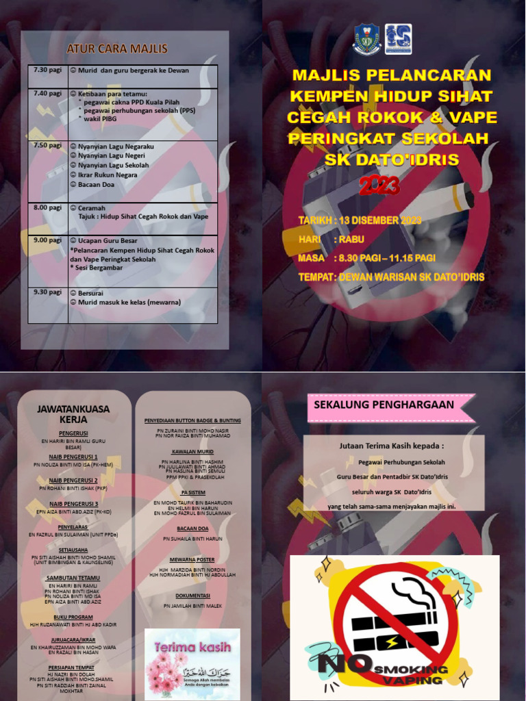 BP Kempen Cegah Rokok & Vape Dis2023 | PDF