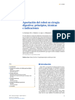 Aportación Del Robot en Cirugía Digestiva - Principios, Técnicas e indicacionesZXCVZXCVXCV