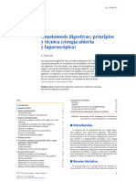 Anastomosis digestivas- principios y técnica (cirugía abierta y laparoscópica)  ≈çXCVZXCV