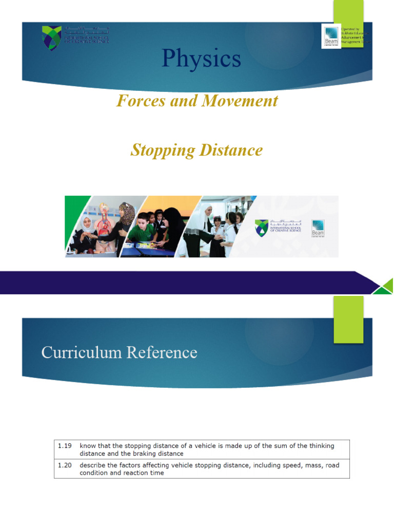 Stopping Distance | PDF