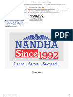 Contact - Nandha College of Technology