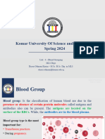 Lab 4 - Blood Grouping