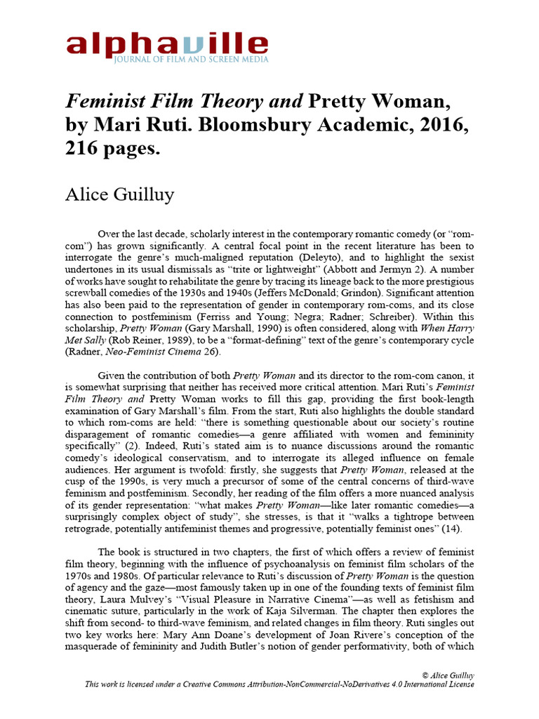 Feminist Analysis of Pretty Woman | PDF | Feminism | Gender Studies