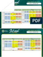 Nassa SHS Timetable (29 Jan-2 Feb 2024)