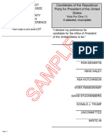 Fentress County Sample Ballot