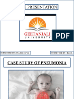CASE PRESENTATION Pneumonia