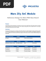 Mars Zx3 Soc Module: Reference Design For Mars Pm3 Base Board User Manual