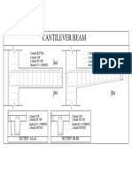 Cantilever Beam Reinforcement Details-Model