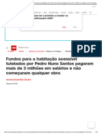 Fundos para A Habitação Acessível Tutelados Por Pedro Nuno Santos Pagaram Mais de 3 Milhões em Salários e Não Começaram Qualquer Obra - CNN Portugal