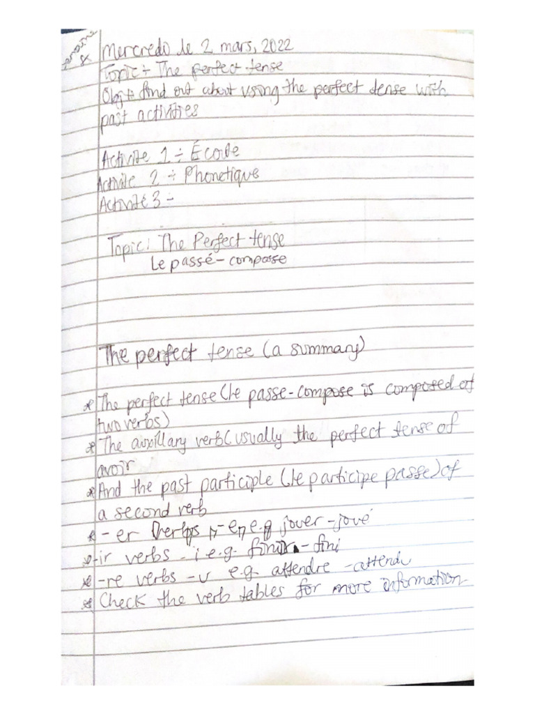 French Notes March | PDF
