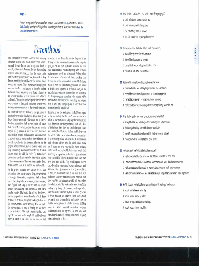 Test 2 Reading | PDF