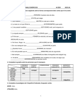 Exercicis Morfologia Verbal Irregular