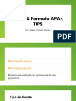 Word Formato APA7 TIPS