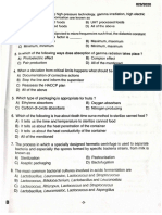 Food Safety Officer Examination Questions Paper 2020