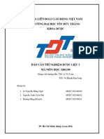 TN DƯỢC LIỆU - N01,N101 - TIỂU NHÓM 04 - BÁO CÁO B2