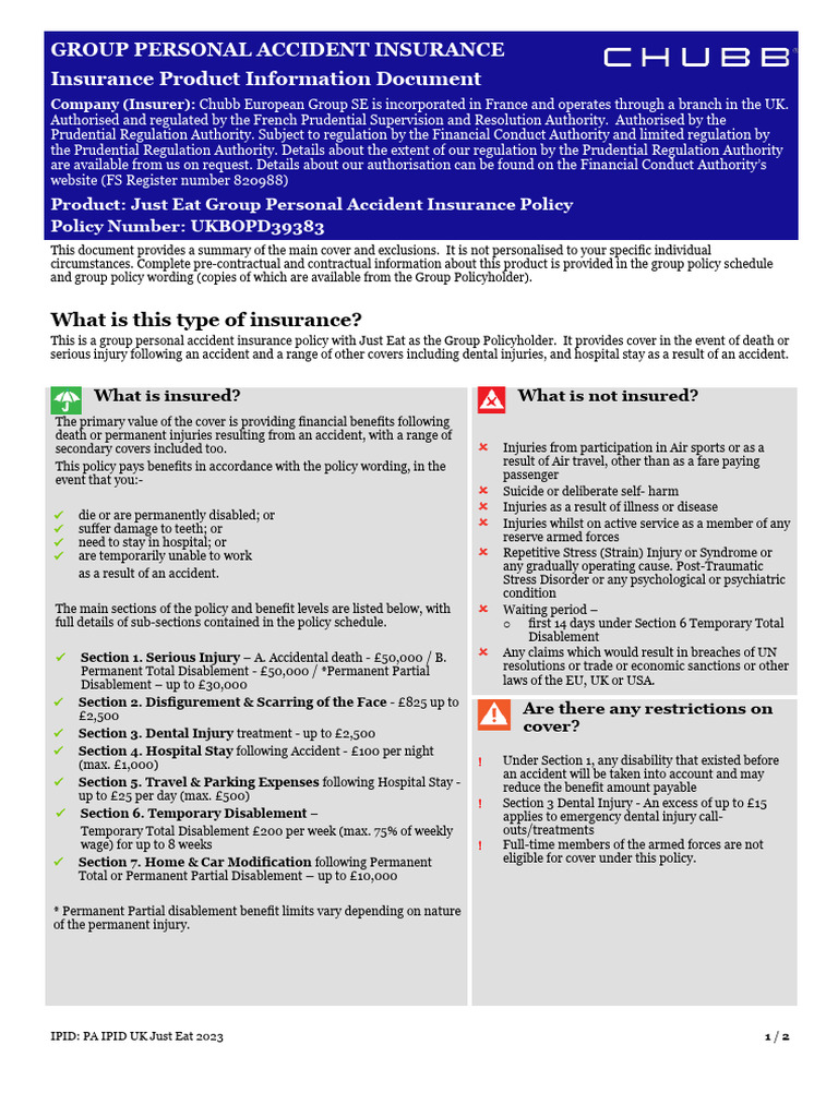 Je Uk Policy | PDF