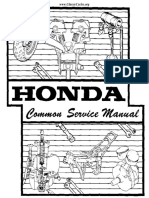 Honda Common Maintenance Repair Service Manual