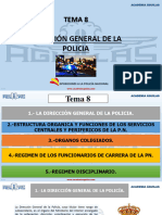 TEMA 8. La Dirección General de La Policía