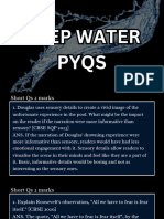 Deep Water Pyqs