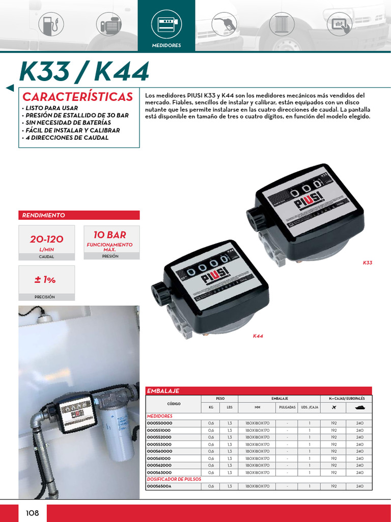 Piusi K33 K44 | PDF