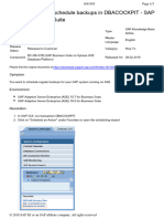 How To Schedule Backups in DBACOCKPIT SAP ASE For Business