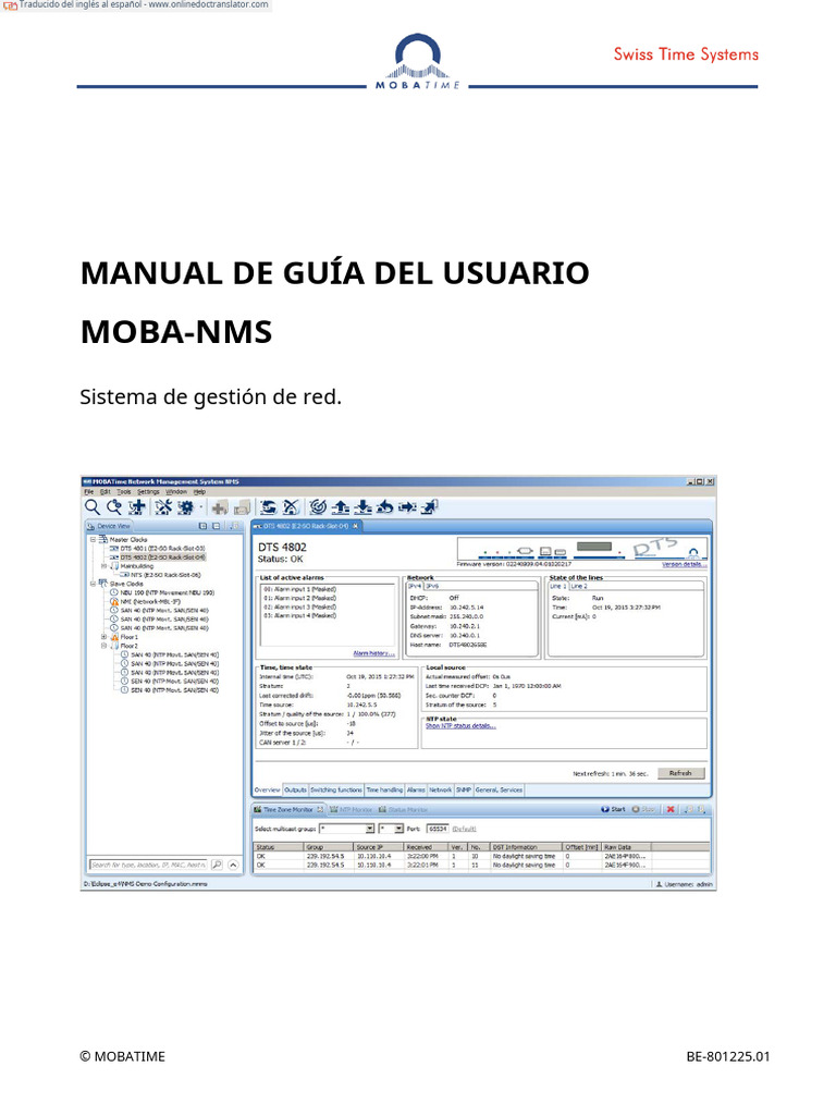 Guía del Usuario para MOBA-NMS | PDF | Yo Pv6 | Contraseña