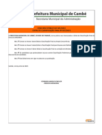 Concurso Público #001/2022 Edital de Classificação Final #015/2023