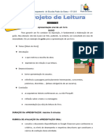 Projeto de Leitura - 7.º A - Atividade 1 e 2 - 23 - 24