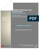 JORNADA REGIONAL DEL CENTRO - Programa CON SIMPOSIO ASTRA