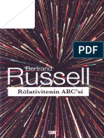 Bertrand Russell - Rölativitenin ABC'si - Say Yayınları