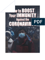How To Boost Your Immunity Against The Coronavirus