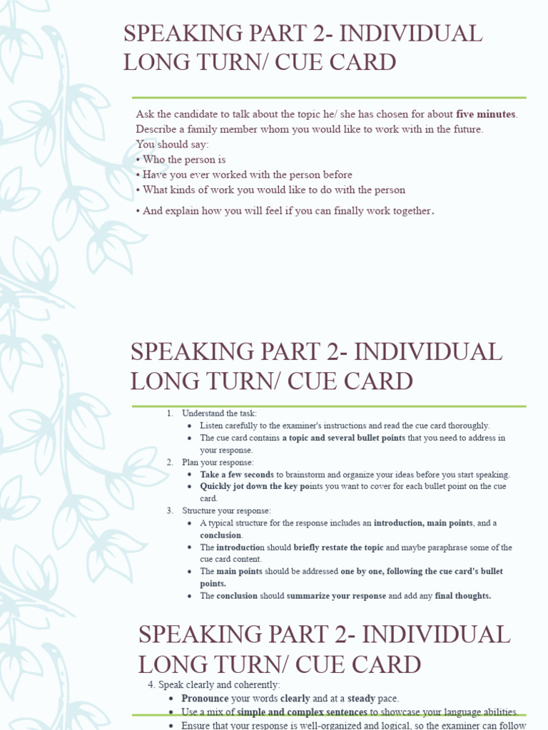 Describe a Family Member for IELTS Speaking | PDF | Laughter | Grammar