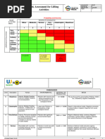 Rope Access Risk Assessment Form | PDF | Risk Assessment | Risk