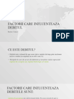 Factorii Care Influenteaza Debitul