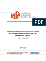 A&v Informe Auditoria Interna SCLT PERU SAC