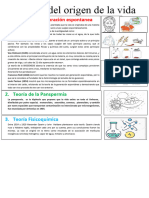 Teorías Del Origen de La Vida